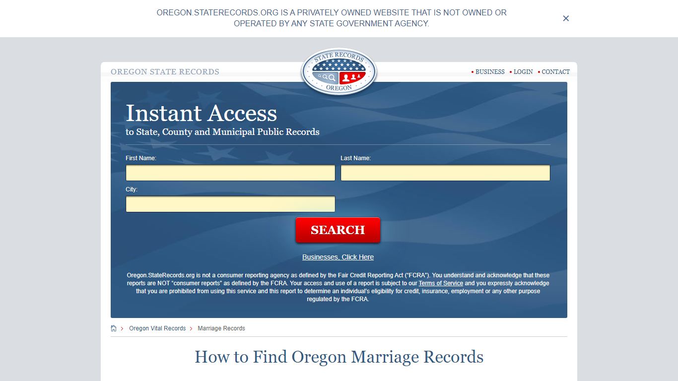 How to Find Oregon Marriage Records